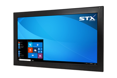 X7600 Industrial Panel PC - Resistive Touch Screen - Matte Black Finish